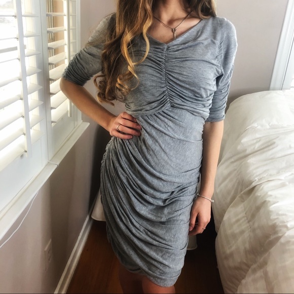 Posh Garden Dresses & Skirts - Chic Gray Sexy Spring Mini Dress